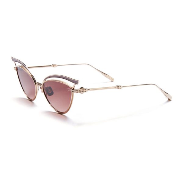 Valentino V-GLASSLINER VLS-118 C White Gold/Powder Enamel/Dark Rose to Light Rose AR