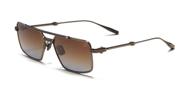 Valentino V-SEI VLS-111 C Black Rhodium/Blue Enamel/Dark Brown to Blue Gradient AR 58mm