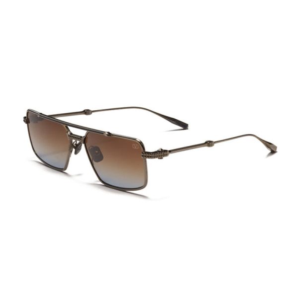 Valentino V-SEI VLS-111 C Black Rhodium/Blue Enamel/Dark Brown to Blue Gradient AR 58mm