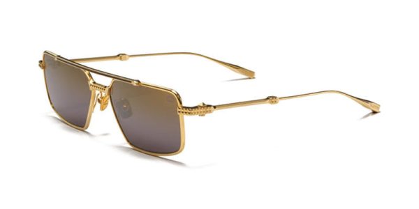 Valentino V-SEI VLS-111 B Light Gold/Dark Brown Gold Gradient Flash Mirror AR 58mm
