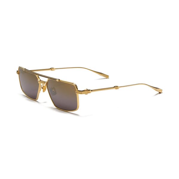 Valentino V-SEI VLS-111 B Light Gold/Dark Brown Gold Gradient Flash Mirror AR 58mm