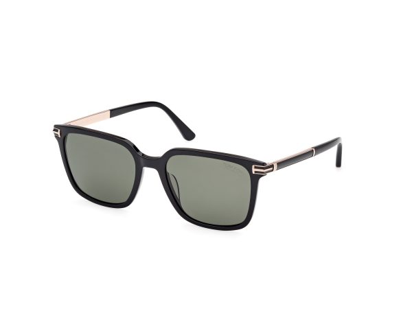 Tom Ford FT1183-01R-56 BLACK / GREEN 56MM TOM FORD SUNGLASSES