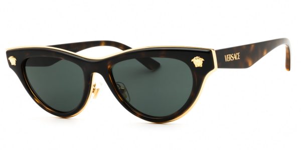 Versace Versace 0VE2273 Sunglasses Havana/Dark Grey